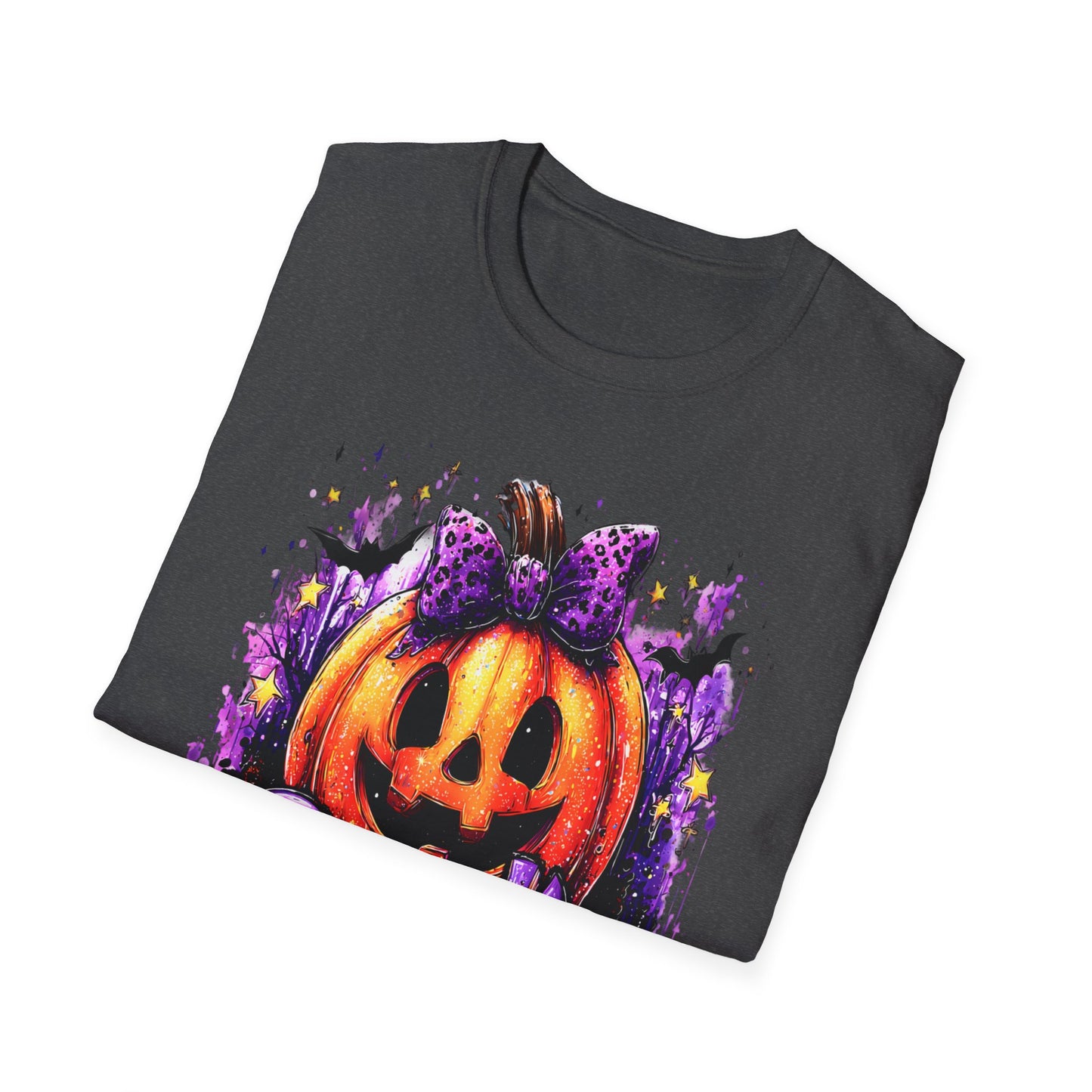 Festive Spooky Season Tee – Unisex Halloween Pumpkin Graphic Shirt