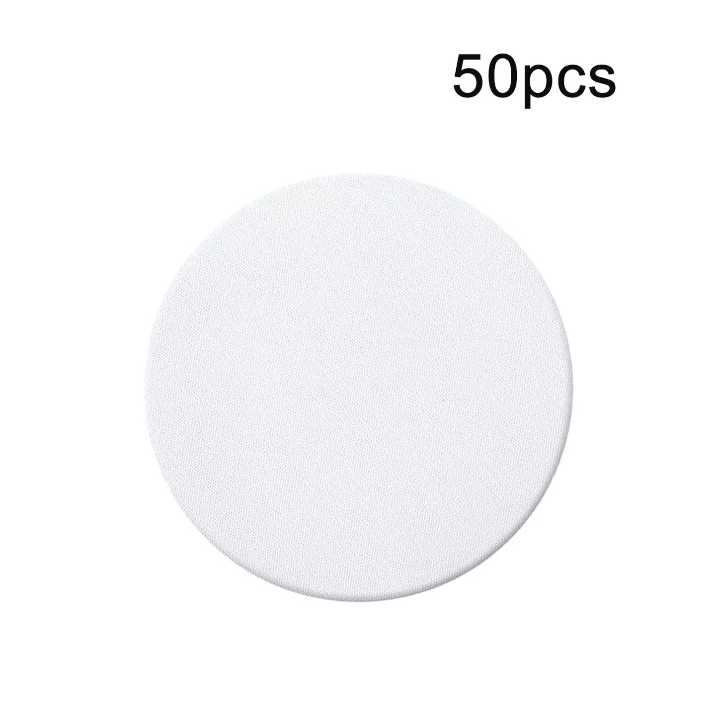 50-Pack Sublimation Blank Coasters | Square & Round Rubber Mats for Heat Press Printing | Bulk DIY Craft Supplies