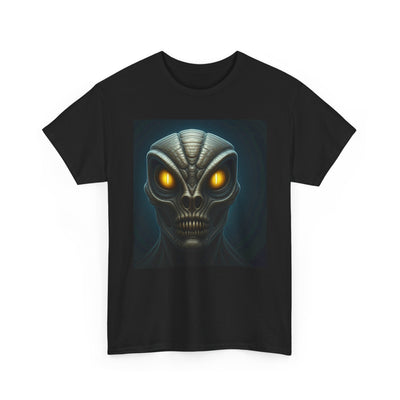 Alien Face Unisex Heavy Cotton Tee