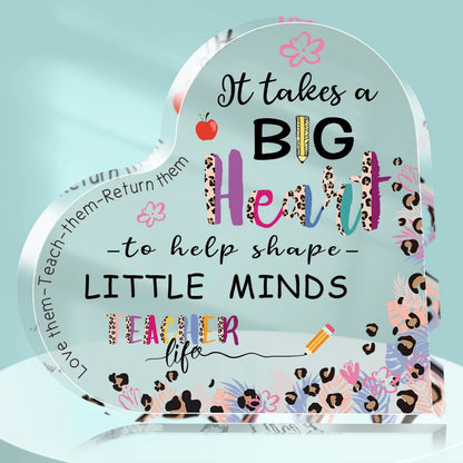 Sublimation Blank Acrylic Heart Plaque | DIY Custom Photo Block for Friendship, Wedding & Birthday Gifts | Home Decor