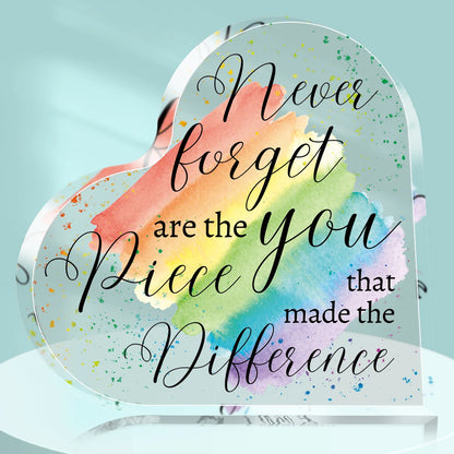 Sublimation Blank Acrylic Heart Plaque | DIY Custom Photo Block for Friendship, Wedding & Birthday Gifts | Home Decor